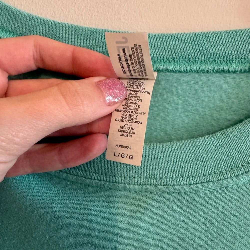 2/$15 Teal 'MAMA' Sweatshirt - Picture 3 of 4